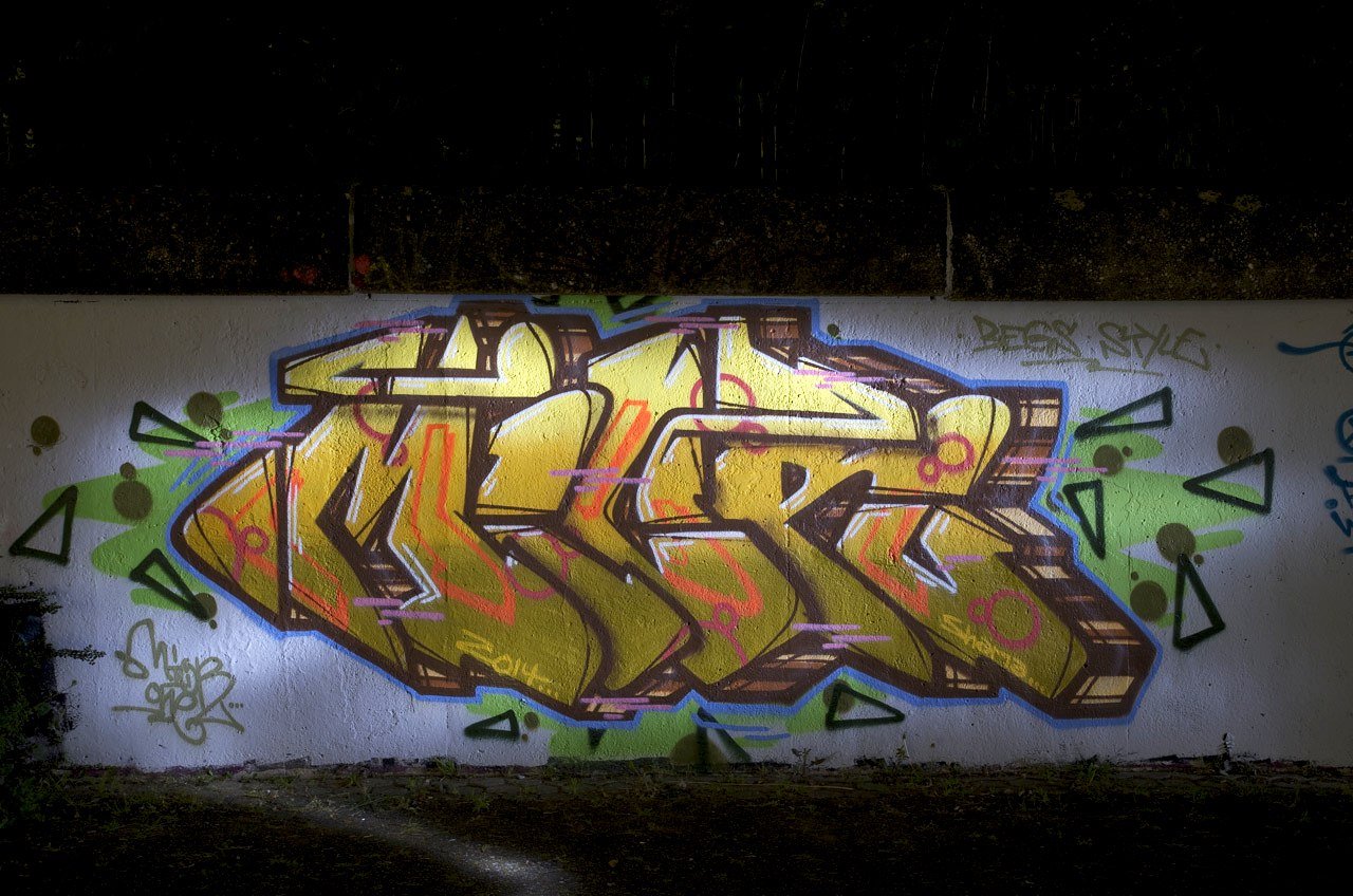 Graffiti Wall in Marl - Photo by Jupiter - Mior, JPTR, Marl (2014)