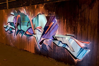 Graffiti Wall in Monheim - Photo by Jupiter - Hall-of-Fame, HallWorks, JPTR (2014)