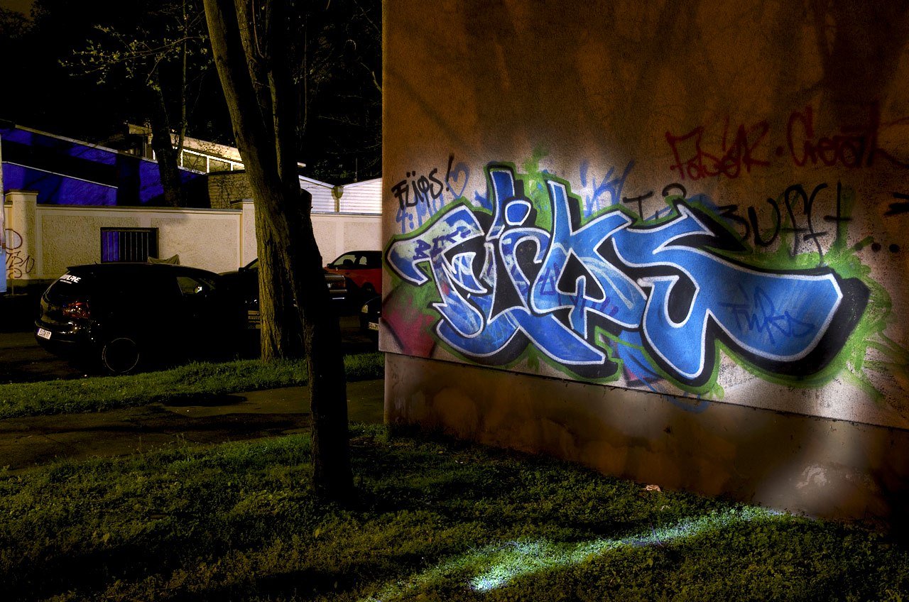 Graffiti Bombing in Köln - Photo by Jupiter - Fuchs, Fuqs, Cologne (2014)