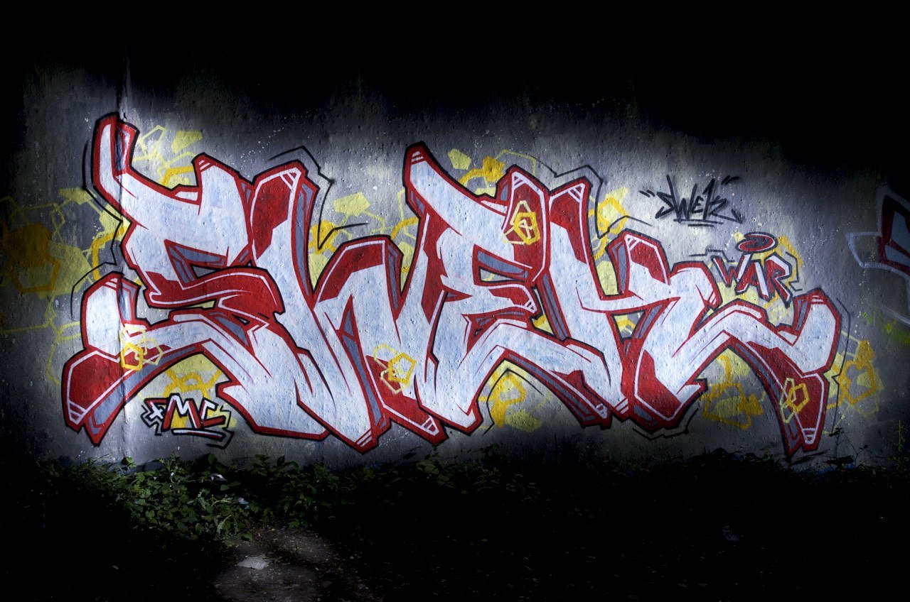 Graffiti Wall in Köln - Photo by Jupiter - Swek, FMC, Cologne (2014)