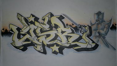 Graffiti Sketch - Photo by JustSpray - js, jsr, jser (2013)