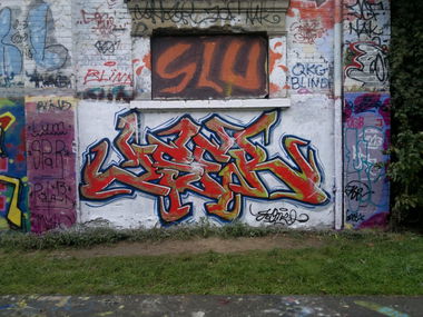 Graffiti Wall - Photo by JustSpray - js, jsr, jser (2013)
