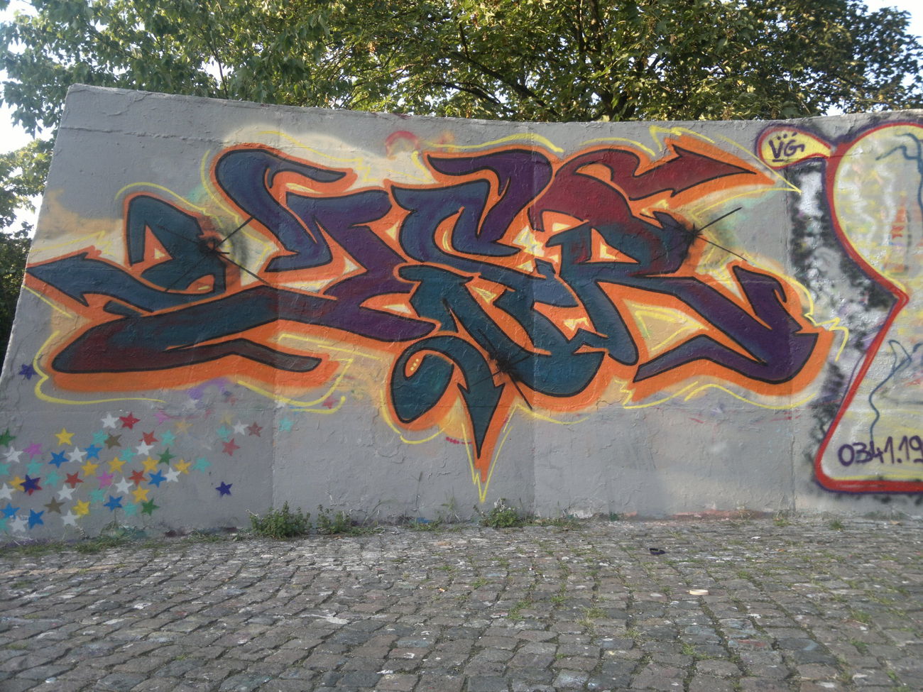 Graffiti Wall in Leipzig - Photo by JustSpray - js, jsone, jsr (2015)