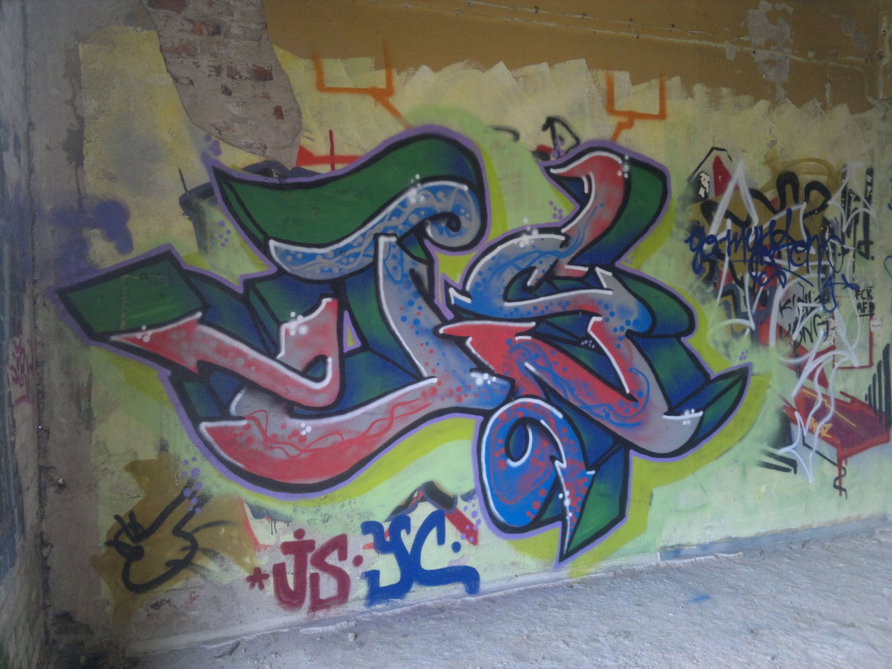 Graffiti Wall in Leipzig - Photo by JustSpray - js, jsr, jsser (2016)