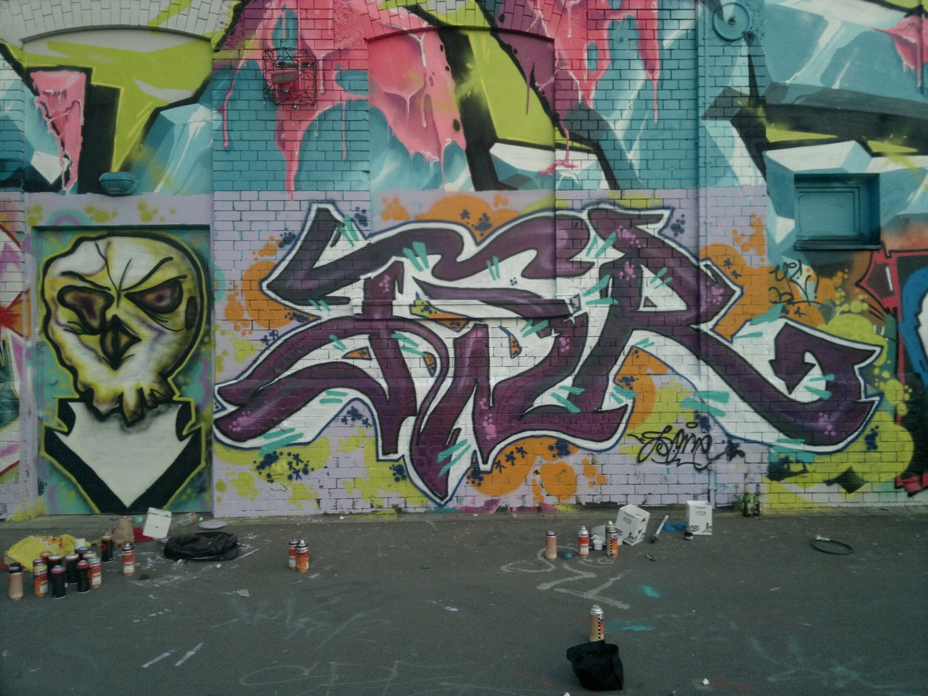 Graffiti Wall in Leipzig - Photo by JustSpray - js, jsr, jser (2016)