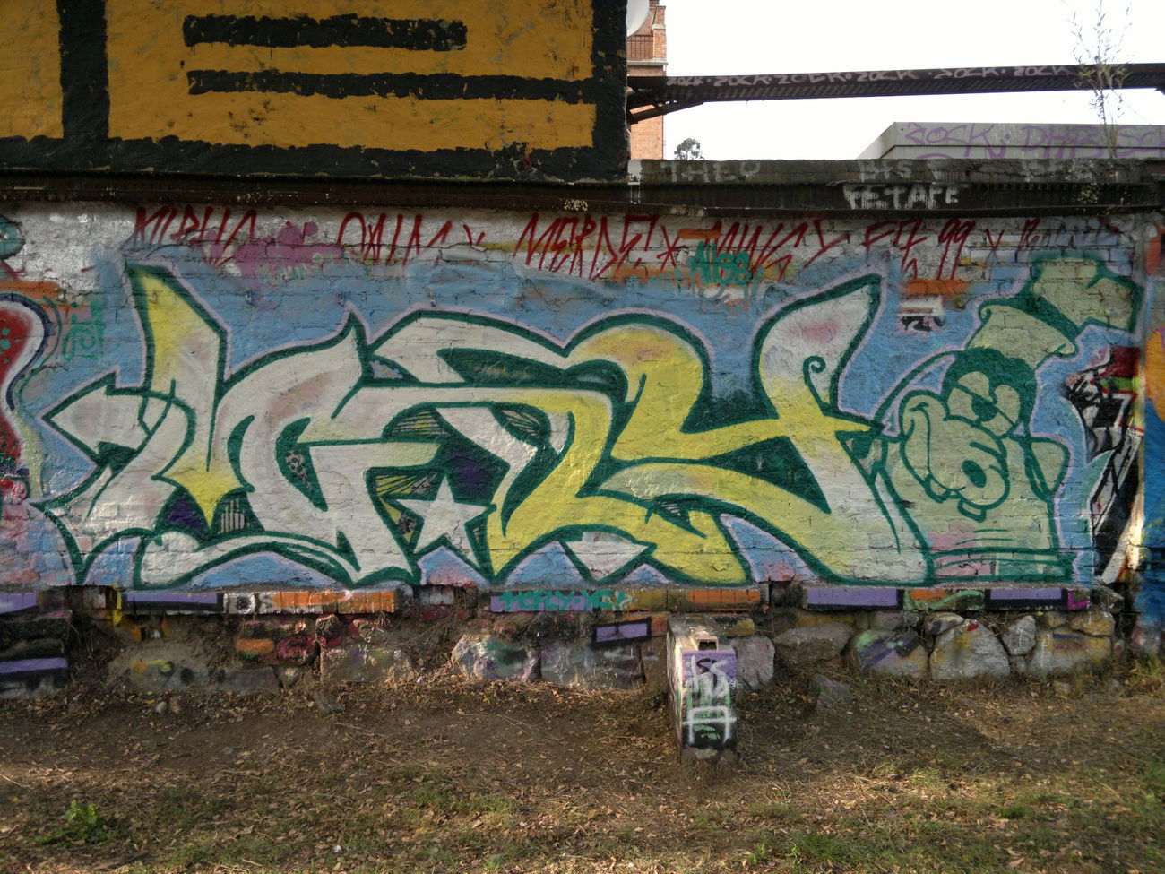 Graffiti Wall in Leipzig - Photo by JustSpray - mcfly, yc (2016)