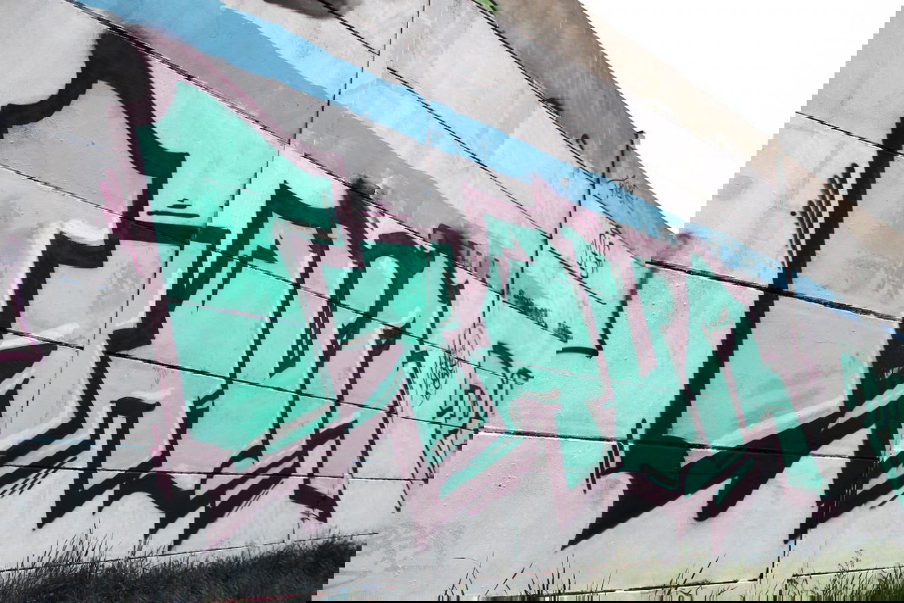 Graffiti Bombing - Photo by JustTheG - gau, pitr, TQE (2014)