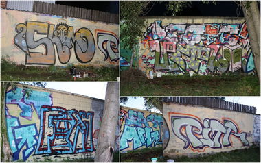 Graffiti Wall - Photo by JustTheG - RESTER, VIETZO, EAST (2014)