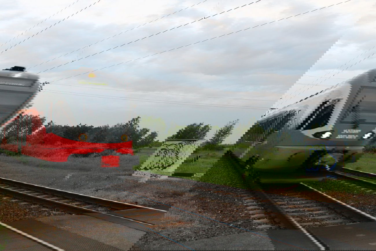 Graffiti Bombing - Photo by JustTheG - gaur, tqe, crew (2014)