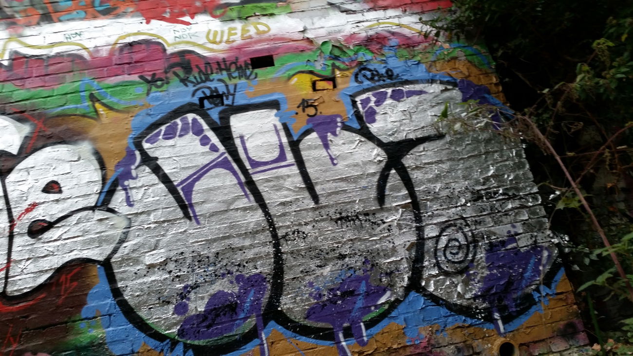 Graffiti Wall in Soest - Photo by JustVisit - JLA, graff, smoke (2015)