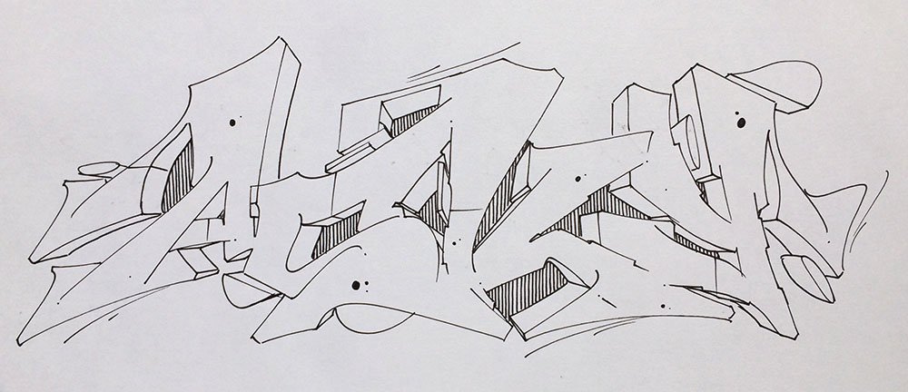 Graffiti Wall - Photo by K