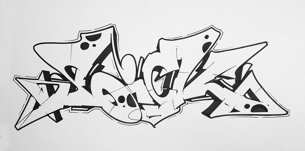 Graffiti Wall - Photo by K