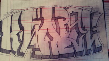 Graffiti Sketch - Photo by K1LR0Y - kilroy, sketch (2014)