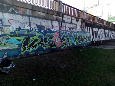 Graffiti Wall - Photo by K1LR0Y - Tucos, kilroy, fat (2014)