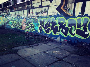 Graffiti Wall - Photo by K1LR0Y - kilroy, tucos, Dnipro