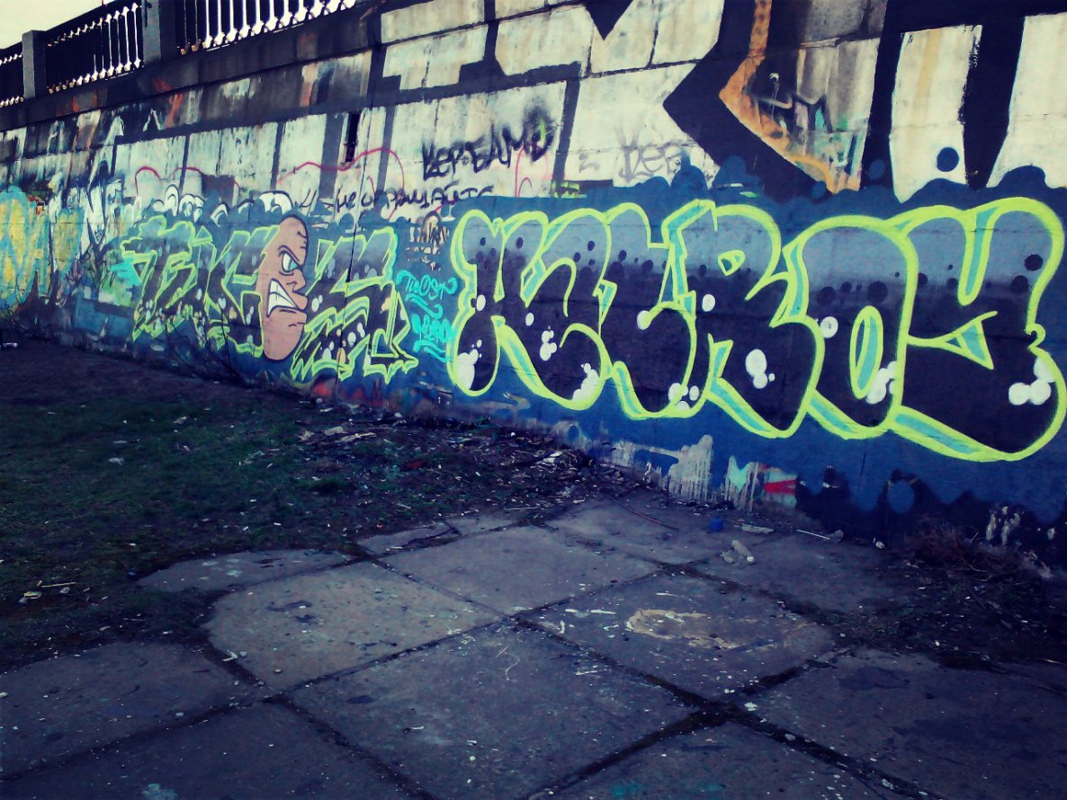 Graffiti Wall - Photo by K1LR0Y - kilroy, tucos, Dnipro