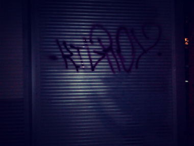 Graffiti Wall - Photo by K1LR0Y - tag, street, night (2014)