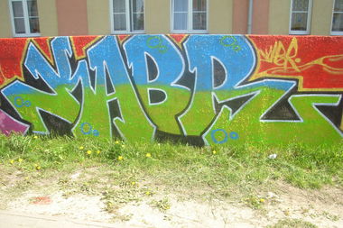 Graffiti in Grudziądz Os.kopernika - Photo by KABRONE