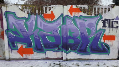 Graffiti Wall in Grudziądz  - Photo by KABRONE