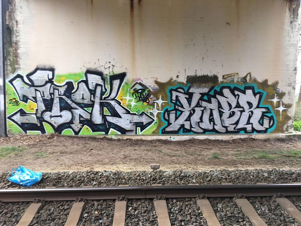 Graffiti Wall in Ommen  - Photo by KABRONE