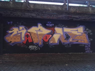 Graffiti Wall - Photo by KAMEHAME (2017)