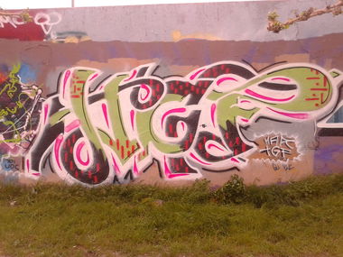 Graffiti Wall in Arnhem - Photo by KAMEHAME