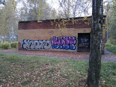 Graffiti Bombing in Navapolatsk - Photo by KAS