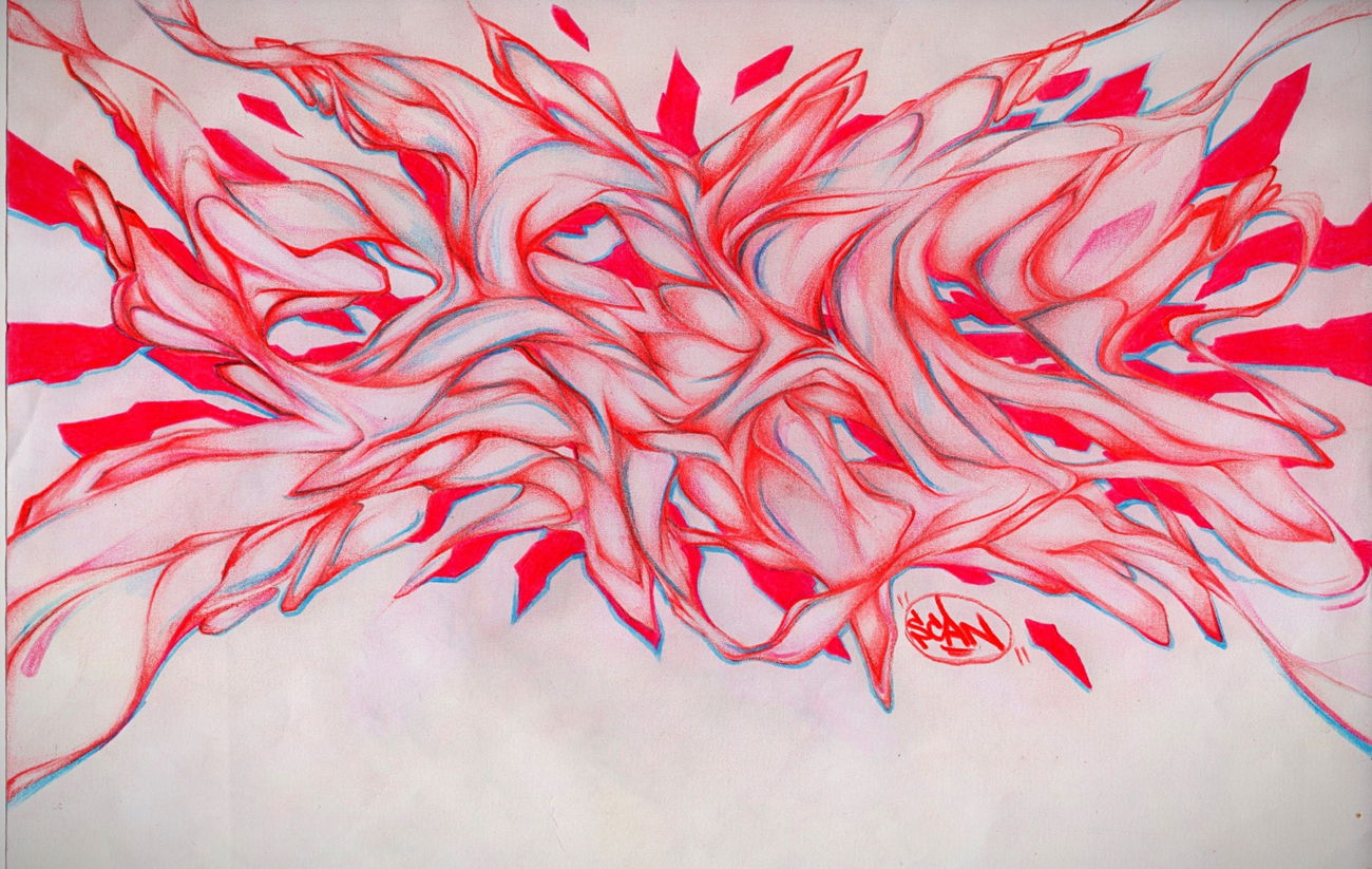 Graffiti Sketch - Photo by KASER1 (2015)