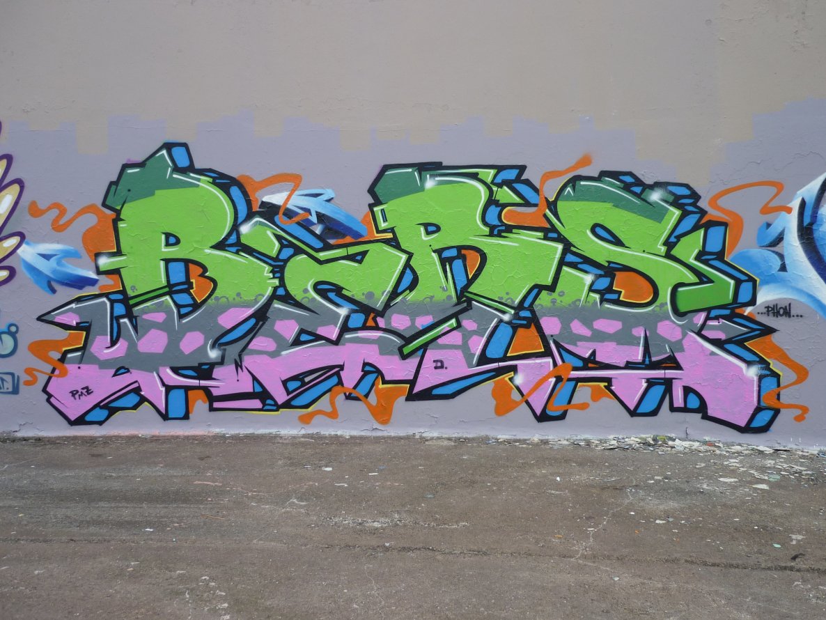 Graffiti Wall - Photo by KASIMIR - Bers, PMZ, Itzehoe (2013)