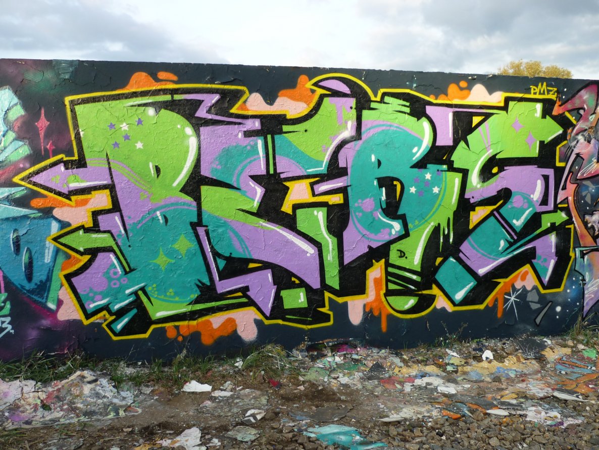 Graffiti Wall - Photo by KASIMIR - Bers.PMZ.Hamburg (2013)