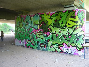 Graffiti Wall - Photo by KASIMIR - Kassel.PMZ.HMP.WRL (2014)