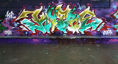 Graffiti Wall in Paris - Photo by KATRE - katre, graffiti (2015)