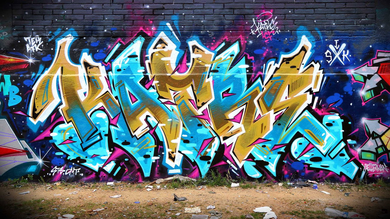 Graffiti Wall in Paris - Photo by KATRE - katre, lcf, ter (2015)