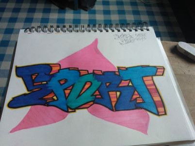 Graffiti Sketch - Photo by KAVE