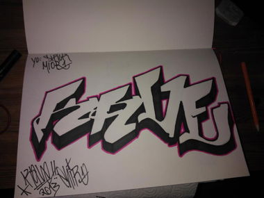 Graffiti Sketch in Köln - Photo by KAVE - kave