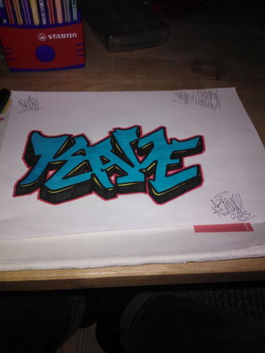 Graffiti Sketch in Köln - Photo by KAVE - kave