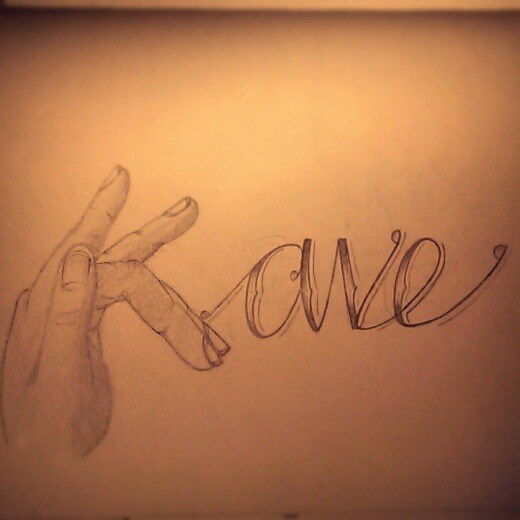 Graffiti Sketch - Photo by KAVE - hand, kalligrafie, kave (2015)