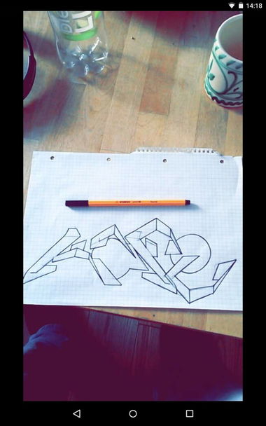 Graffiti Sketch - Photo by KAVE - KAVE (2015)