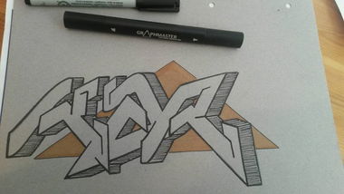 Graffiti Sketch - Photo by KAVE - kave, kar, sketch (2015)