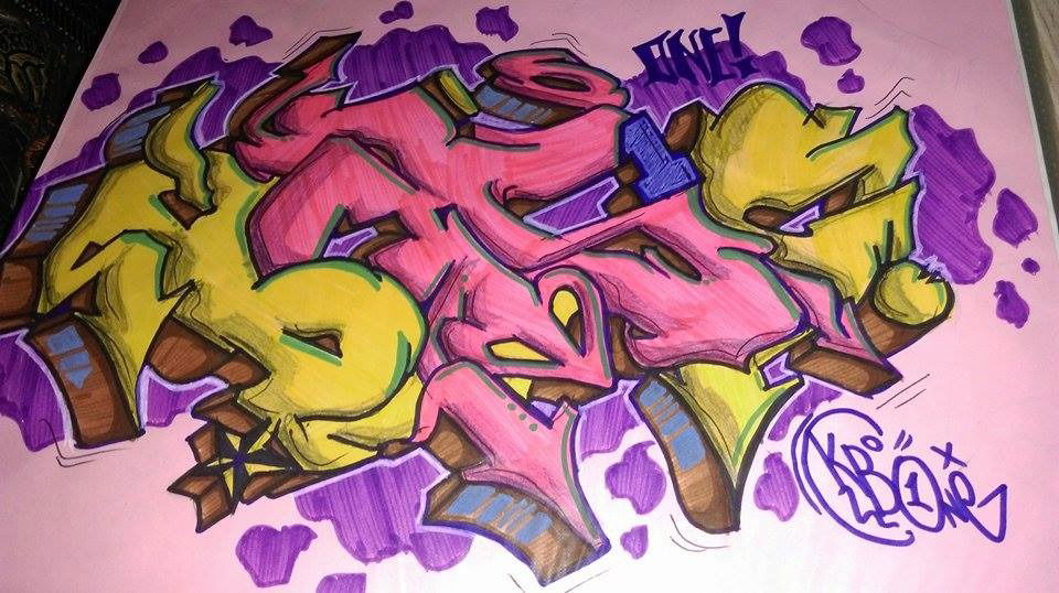 Graffiti Sketch - Photo by KBOne