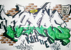 Graffiti Wall - Photo by KBOne