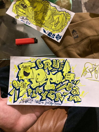 Graffiti Sketch in Kyiv - Photo by KEMO (2023)