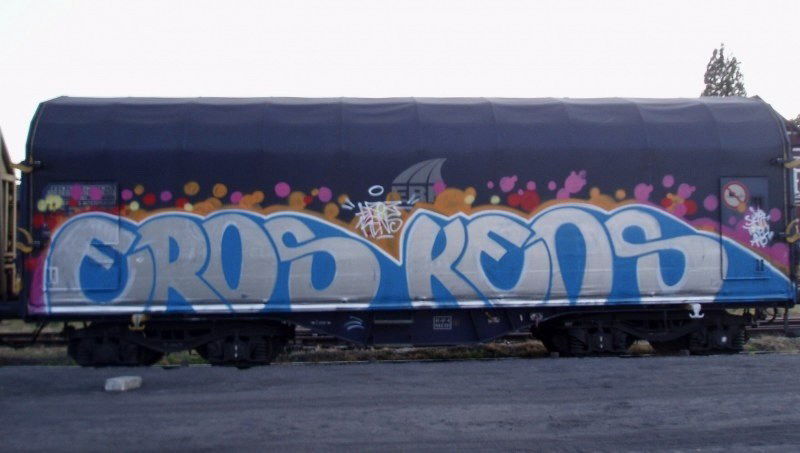 Graffiti Train - Photo by KENSONE - trains, Eroz, Kens (2010)