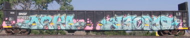 Graffiti Train in United states - Photo by KEPhotos (2021)