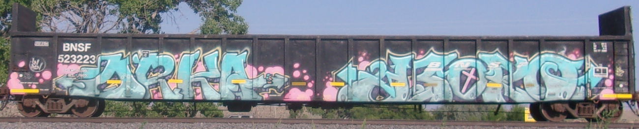 Graffiti Train in United states - Photo by KEPhotos (2021)