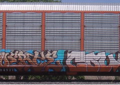 Graffiti Train in United states - Photo by KEPhotos (2021)