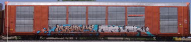 Graffiti Train in United states - Photo by KEPhotos (2021)