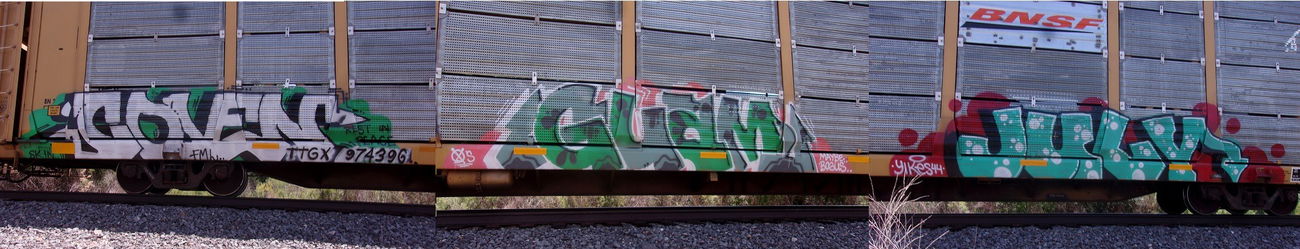 Graffiti Train in United states - Photo by KEPhotos (2017)