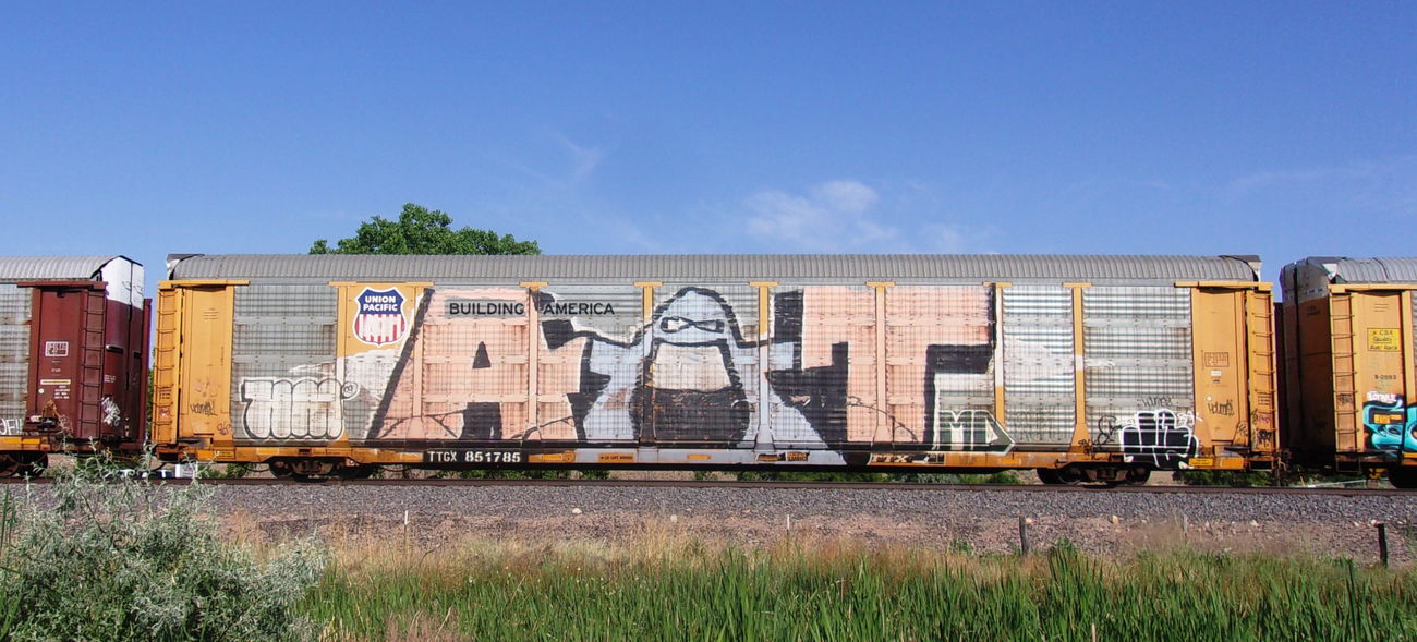 Graffiti Train in United states - Photo by KEPhotos (2019)