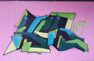 Graffiti Wall in Windeck - Photo by KERO - kero, schladern, brücke
